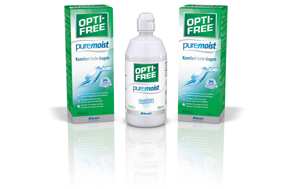 Opti-Free Pure Moist Rensevæske 300ml