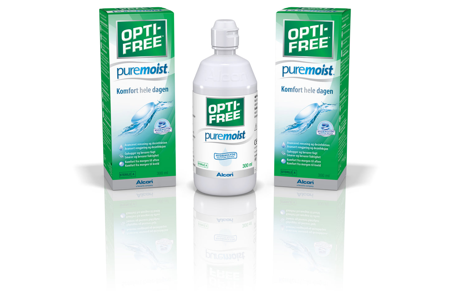 Opti-Free Pure Moist Rensevæske 300ml