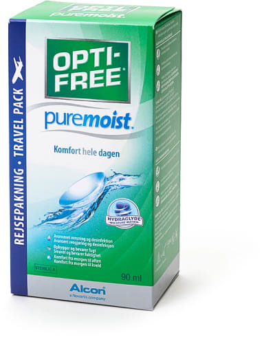 Opti-Free Pure Moist Rensevæske 90ml